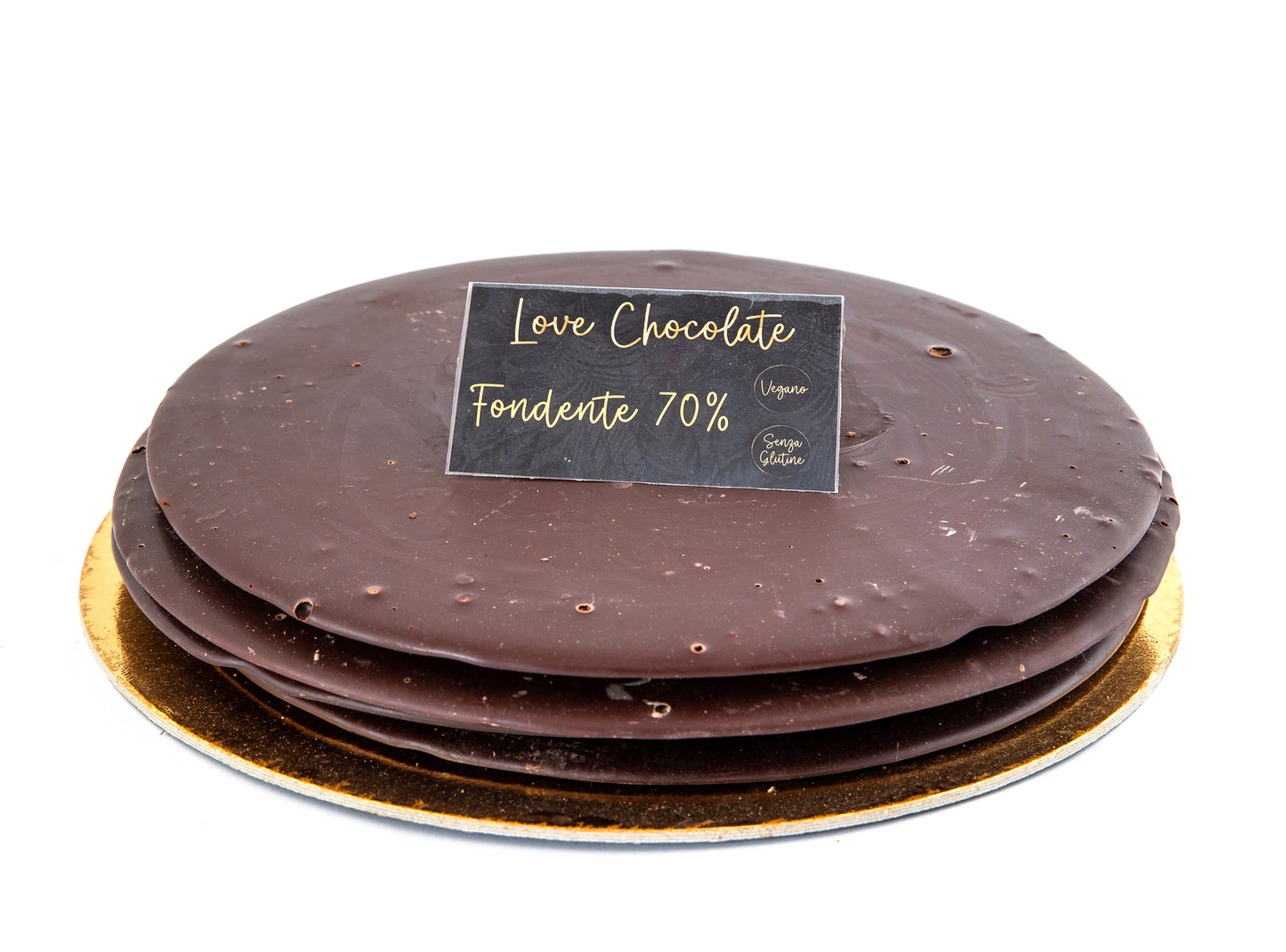 Lastra di cioccolato fondente 70% senza glutine e senza lattosio 100 grammi