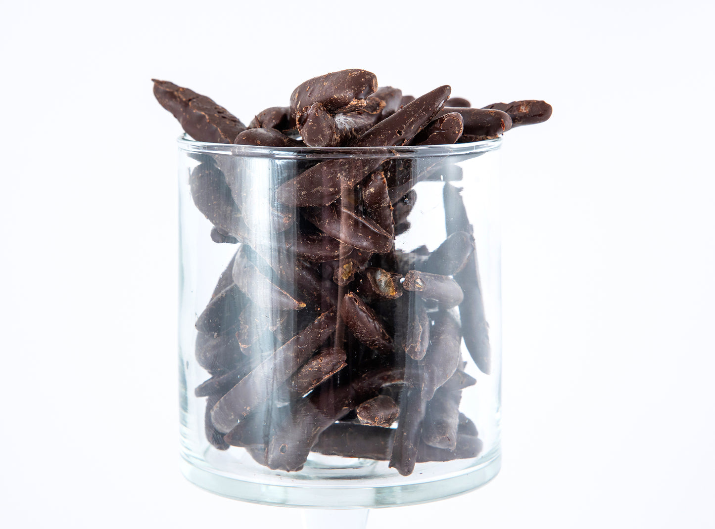 Scorzette di arancia ricoperte di cioccolato fondente senza glutine e senza lattosio 100 grammi