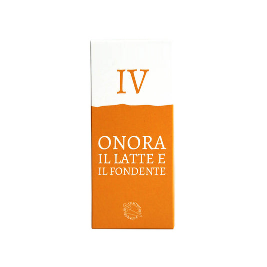 Barretta di cioccolato chocokomandamenti n.4