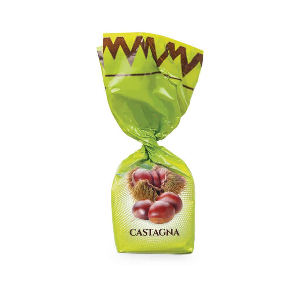 Praline di cioccolato alla crema alla castagna