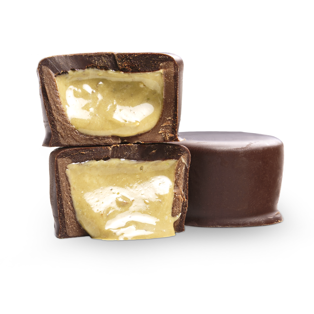 Praline di cioccolato alla crema al pistacchio