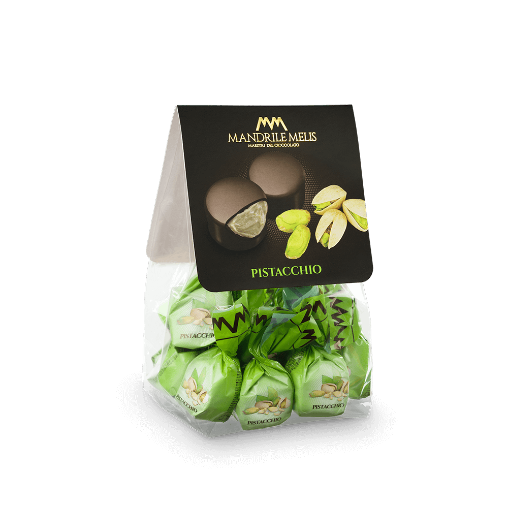 Praline di cioccolato alla crema al pistacchio