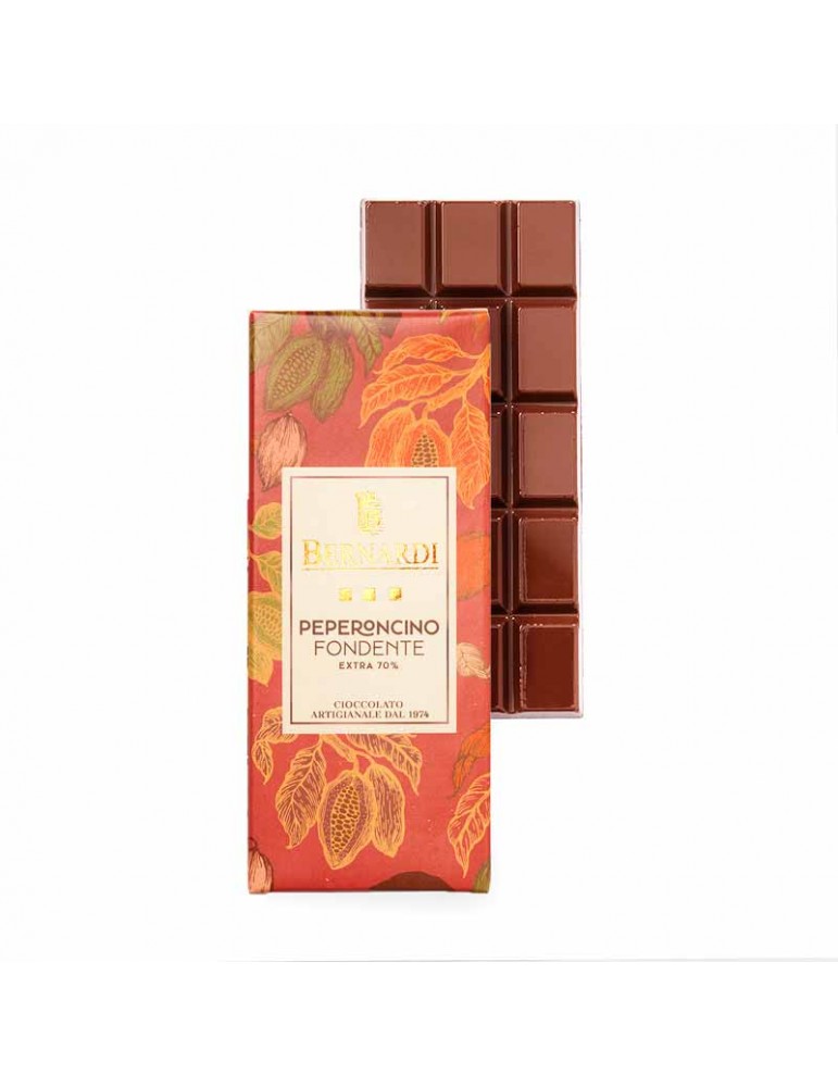 Tavoletta fondente extra 70% peperoncino