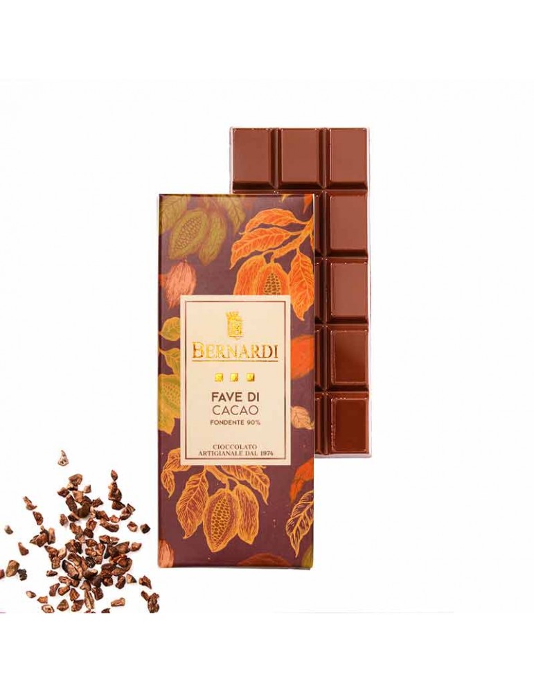 Tavoletta fondente extra 90% fave di cacao