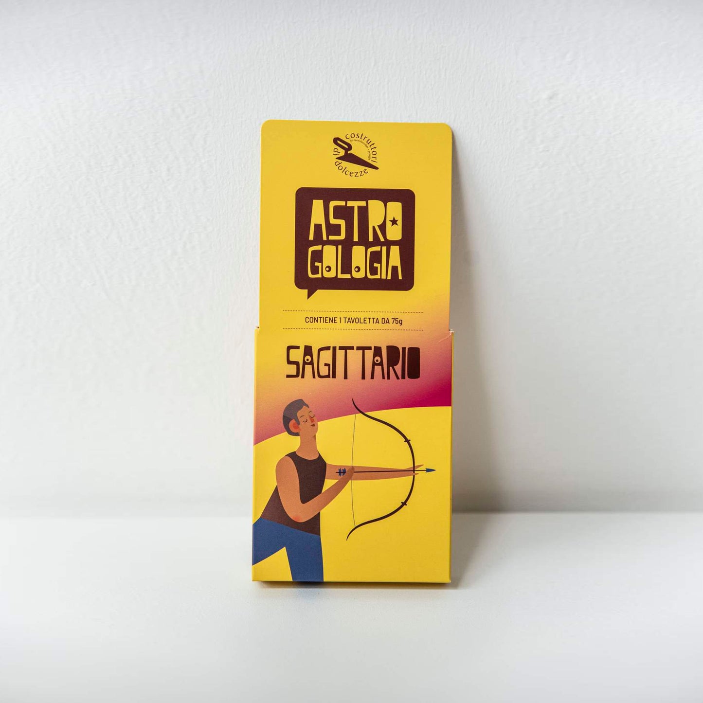 Barretta di cioccolato astrogologia sagittario 75 grammi