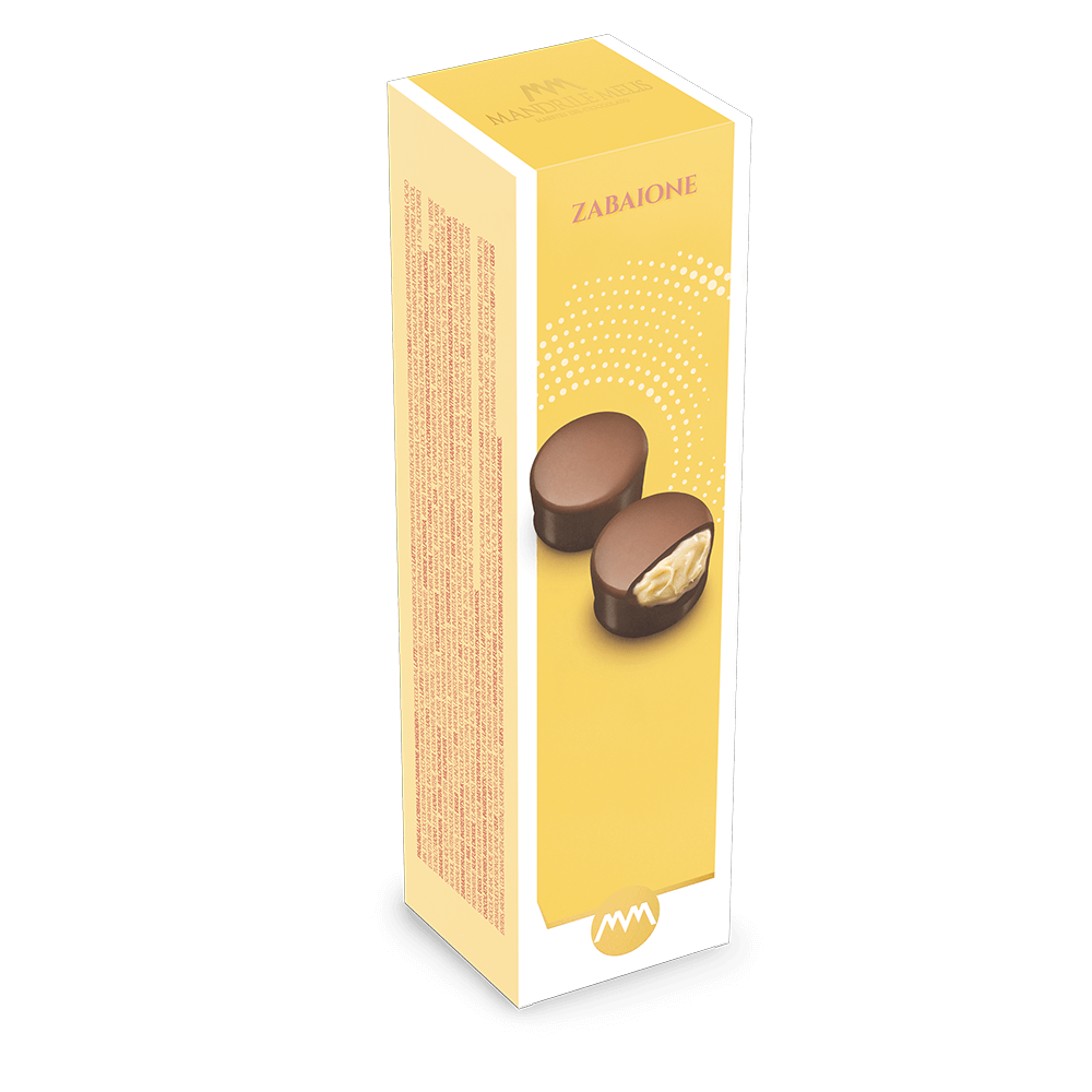 Praline di cioccolato alla crema allo zabaione