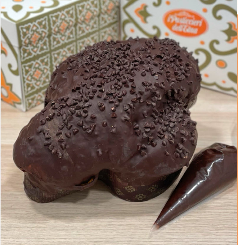 Cioccolatosa - Colomba Artigianale con gocce di Cioccolato e sac a poche al Cioccolato