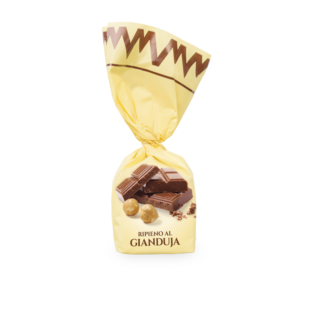 Praline di cioccolato ripiene al gianduja