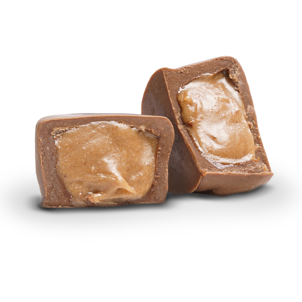 Praline di cioccolato alla crema alla castagna