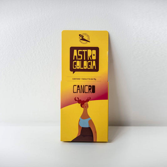 Barretta di cioccolato astrogologia cancro 75 grammi